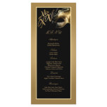 25 Menu Cards Mis XV Purple Gold Party Customized Rack Card