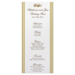25 Menu Cards Sandy Beach Personalized Rack Card