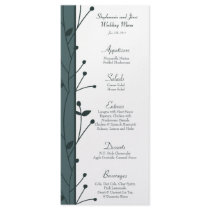25 Menu Cards Twilight Twigs Rack Card Template