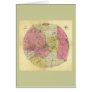 25 Miles Around Minneapolis - 1881 Map Greeting Card