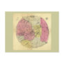 25 Miles Around Minneapolis - 1881 Map Post Cards