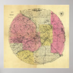25 Miles Around Minneapolis - 1881 Map Posters