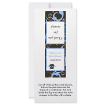 25 Mint Matchbook Boy Blue Punk Rock Skull Flame Full Color Rack Card