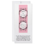 25 Mint Matchbooks Girly Butterfly Zebra Print Rack Card Template
