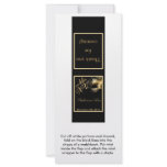 25 Mint Matchbooks Mis XV Gold Black rack cards