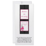25 Mint Matchbooks Pink Poodle Paris Eiffel Tower Full Color Rack Card