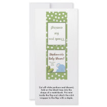 25 Mint Matchbooks Safari Jungle Elephant Green Rack Card Template