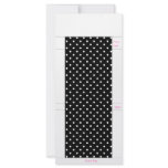 25 Polka Dot Mint Matchbook Cover Rack Cards