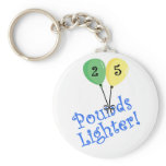 25 Pounds Lighter Keychain