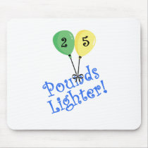 25 Pounds Lighter mousepads by nikiclix 25 Pounds Lighter mousepads