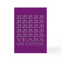 25 Years and Counting Cards