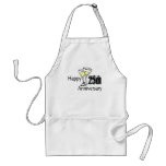 25th anniversary aprons