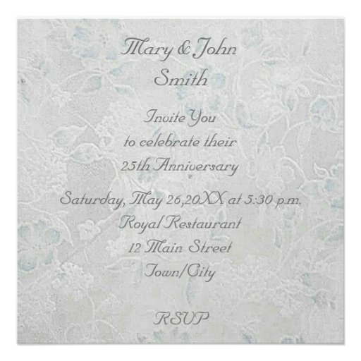 25th Anniversary Celebration Announcements