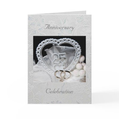25th Anniversary Celebration Invitation Card by elenaind