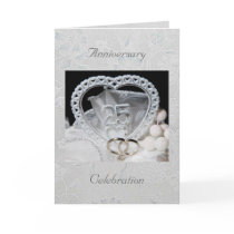 25th Anniversary Celebration Invitation Card