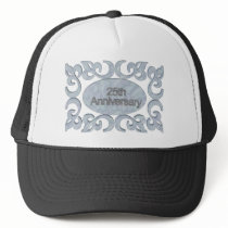 25th Anniversary Gifts Mesh Hats