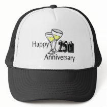 25th anniversary hats