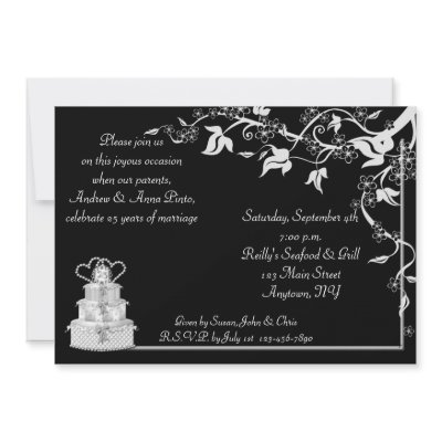 25th Anniversary Invitation by StarStock