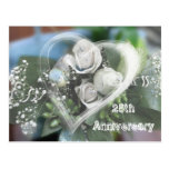 25th Anniversary Invitation postcard