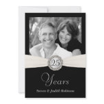 25th Anniversary Invitations - Custom Photo