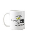 25th anniversary mugs