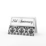 25th Anniversary Party (Chaucer/black & white) Greeting Card