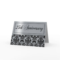 25th Anniversary Party (Chaucer/silver black) cards