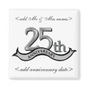 25th Anniversary Party Favors magnets