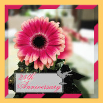 25th Anniversary party  Invitation invitations