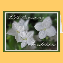 25th Anniversary party  Invitation cards