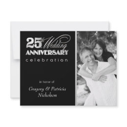 25th Anniversary Party - Photo Invitations invitation