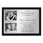 25th Anniversary Past & Present Photo Invitations