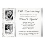 25th Anniversary - Photo Invitations - Then & Now