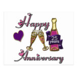25th. Anniversary Postcards