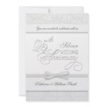 25th Anniversary Silver Anniversary Invitations