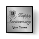 25th Anniversary - Silver buttons
