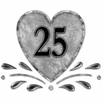 25th Anniversary - Silver Keychain photo sculptures by SpiceTree_Weddings 25th Anniversary - Silver Keychain photo sculptures