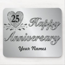25th Anniversary - Silver mousepads by SpiceTree_Weddings 25th Anniversary - Silver mousepads
