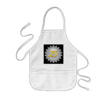 25th Anniversary Silver Seal Apron