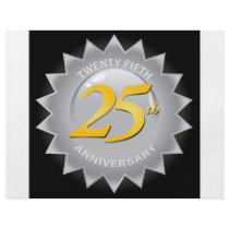 25th Anniversary Silver Seal Custom Flyer