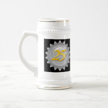 25th Anniversary Silver Seal Mugs