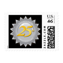 25th Anniversary Silver Seal Postage