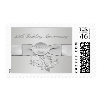 25th Anniversary Thank You Postage stamp