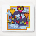 25TH ANNIVERSARY W1 mousepads by wedding_anniversary 25TH ANNIVERSARY W1 mousepads