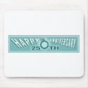 25th anniversary w3 mousepads by wedding_anniversary 25th anniversary w3 mousepads