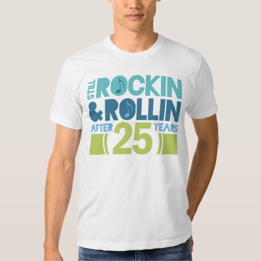 25th Anniversary Wedding Gift T-Shirt | Zazzle