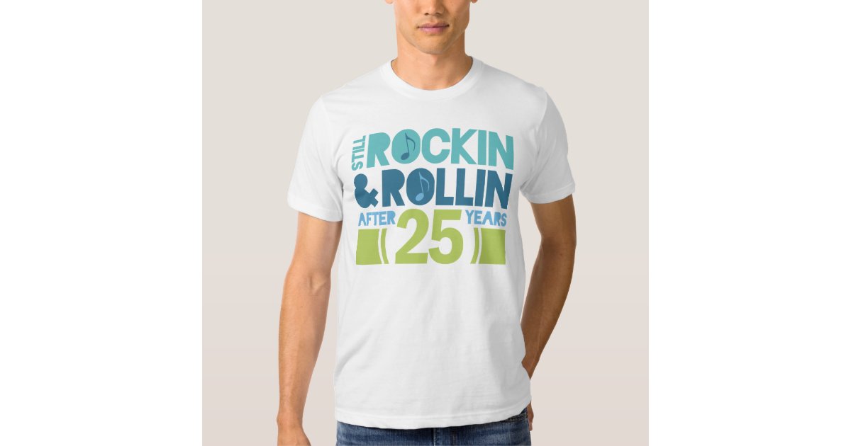 25th Anniversary Wedding Gift T-Shirt | Zazzle