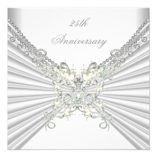 25th Anniversary White Silver Pearl Jewel 2 Announcement (front side)