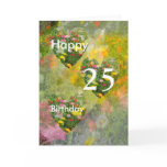 25th Birthday Card