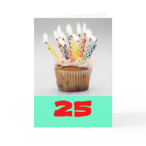 25th Birthday Card by ltferg 25th Birthday Card